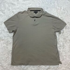 BANANA REPUBLIC Tan Polo Shirt Mens Size XXL Short Sleeve 100% Cotton